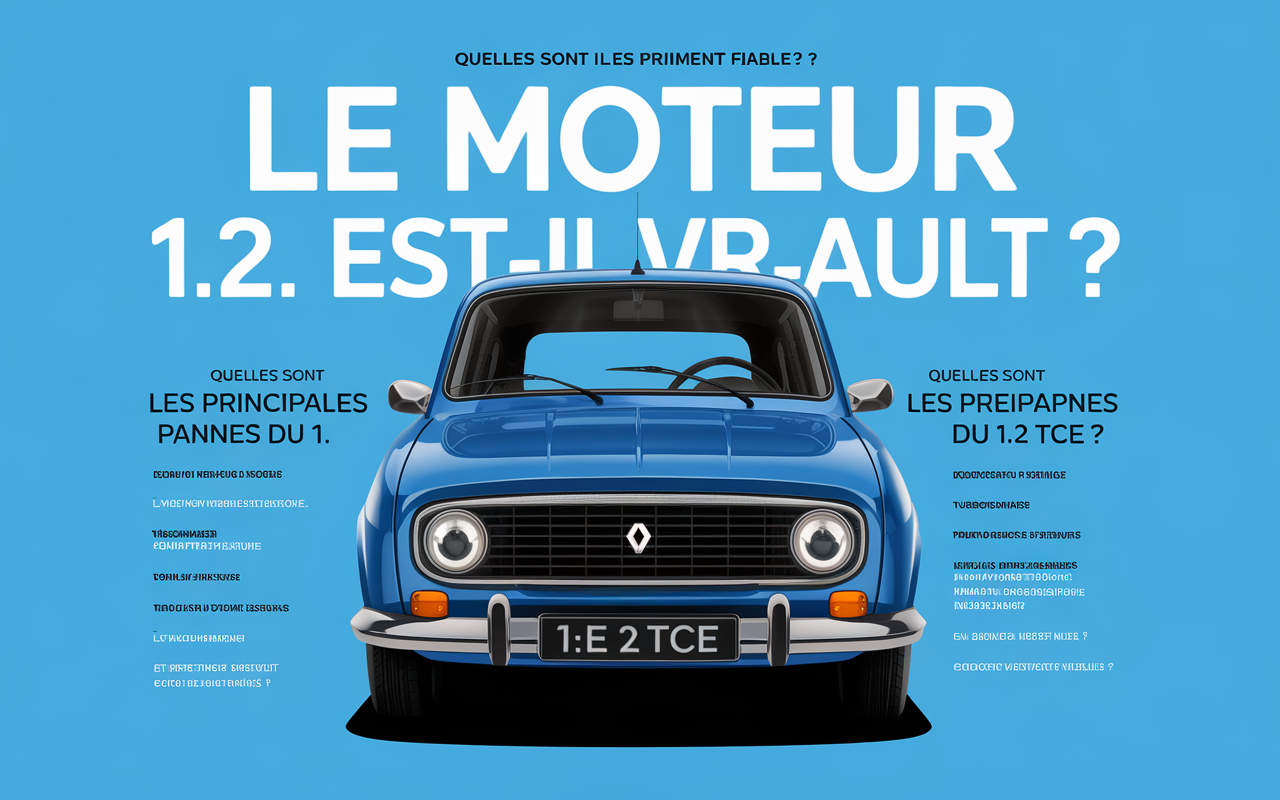 Principales pannes du moteur 1.2 TCE et solutions de fiabilité